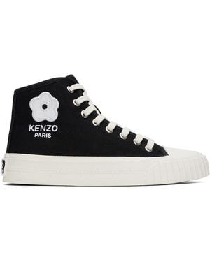 KENZO Paris Foxy High Top Trainers - Black