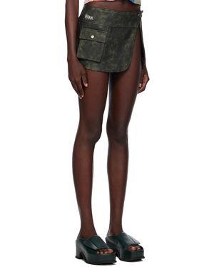 【ANDERSSON BELL】 MOLLY FAUX-LEATHER MICRO DETACHABLE SKORT MOLLY FAUX-LEATHER MICRO DETACHABLE SKORT apa827w(DRAK BROWN