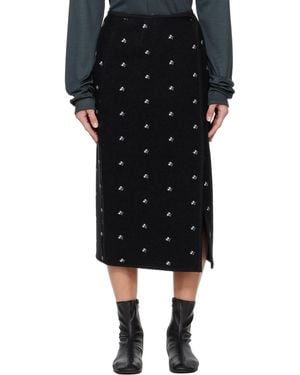 Rier Walker Midi Skirt - Black