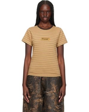 Martine Rose マルチカラー シュランケン Tシャツ - ブラック