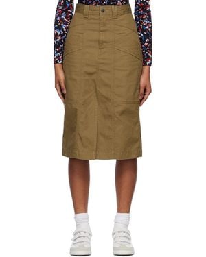 Isabel Marant カーキ Prime ミディアムスカート - グリーン