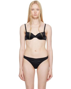 Fleur du Mal Seamless Luxe Balconette Bra - Black