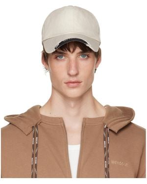 we11done Off- Distressed Cap - Brown