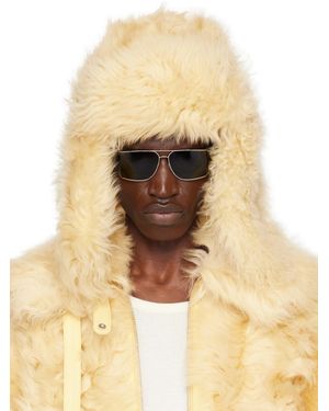 Moose Knuckles Efna Shearling Pilot Hat - Natural