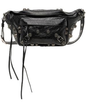 Balenciaga Black Medium 'le Cagole' Pouch