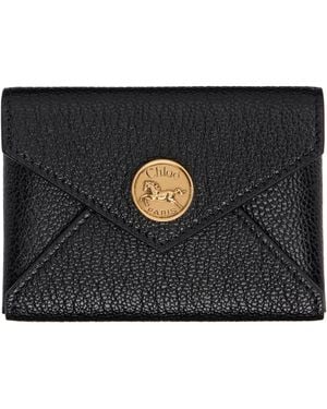 Chloé Envelope Card Holder - Black