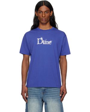 Dime ブルー Classic Shiny Tシャツ