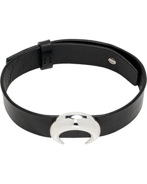 Marine Serre Moon Charm Choker - Black