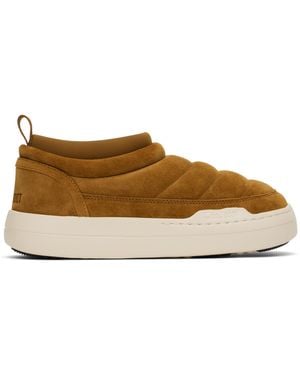 【関税込み】Moon Boot タン Park Soft スエード スリッポン メンズ Moon Boot スリッポンシューズ | オンラインセールは最大