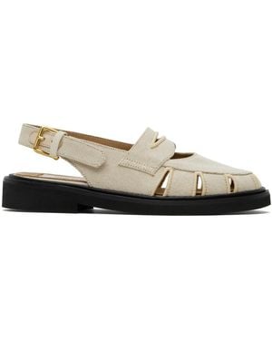 Thom Browne Thom E スリングバック カットアウト サンダル - ブラック