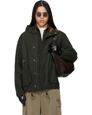 Barbour Blouson Hydrofuge Westoe Vert - Noir