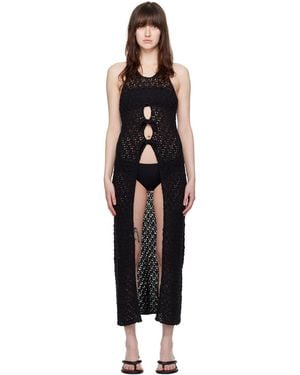 Holzweiler Wou Tape Maxi Dress - Black