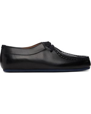 Jil Sander Hood Lace-Up Derbys - Black