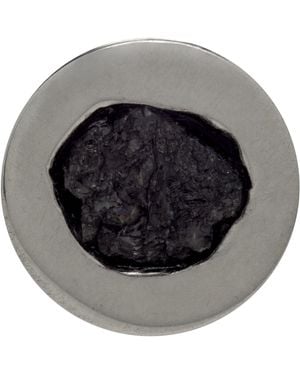 Parts Of 4 Tiny Stud Single Earring - Black