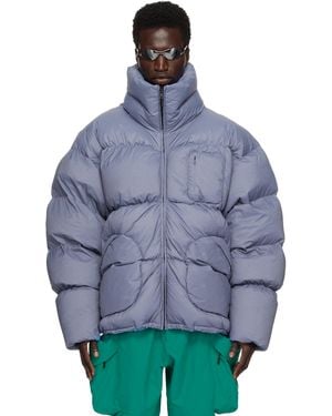 DingYun Zhang Quilted Volume Down Jacket - Blue