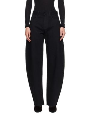 Alaïa Round Jeans - Black