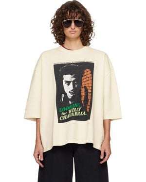 Willy Chavarria Off- 'Looking For Willy' Northsider T-Shirt - Black