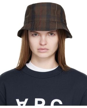 A.P.C. ブラウン Mark バケットハット - ブルー