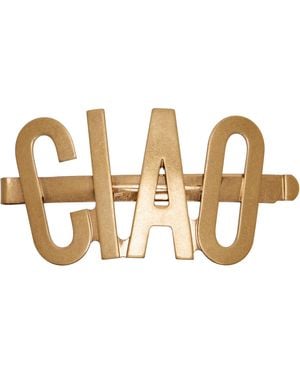 Moschino Archive Group Brooch - Black