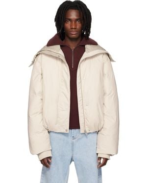 Entire studios Off- Kelly Down Jacket - Red