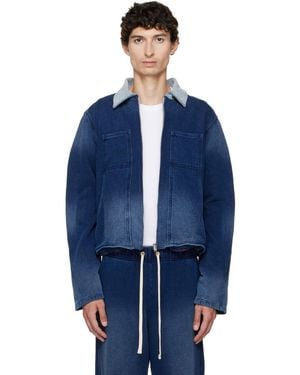 Les Tien Heavyweight Utility Jacket - Blue