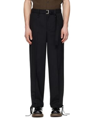 Sacai Suiting Trousers - Black