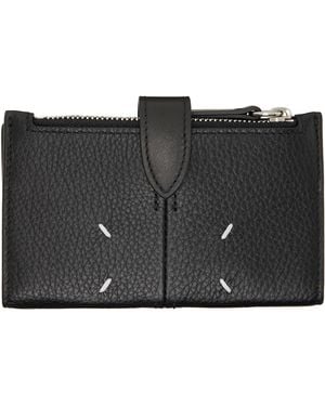 Maison Margiela Zip Card Holder - Black