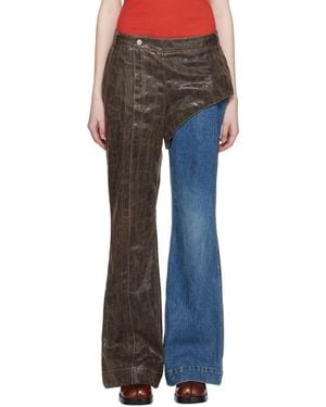 ANDERSSON BELL Lance Faux-Leather Trousers - Black