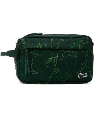 Lacoste ーン Allover Rg Flower Siople ポーチ - グリーン