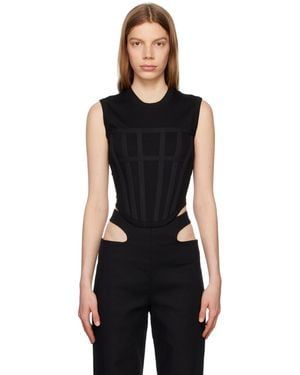 Dion Lee Corset Tank Top - Black