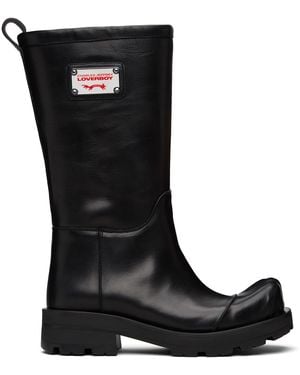 Charles Jeffrey Sheathed Moggies Boots - Black
