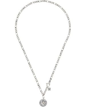 Stolen Girlfriends Club 'Fuck Off' Sovereign Necklace - Metallic