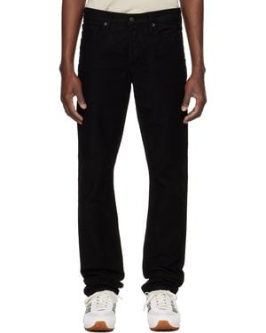 Tom Ford ブラック モールスキン スリムフィット ジーンズ