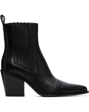 Rag & Bone Newbury Leather Chelsea Boots - Black
