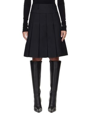 Fax Copy Express Ssense Exclusive Midi Skirt - Black