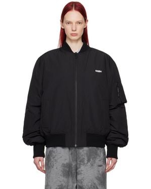 032c 'Nothing New' Bomber Jacket - Black