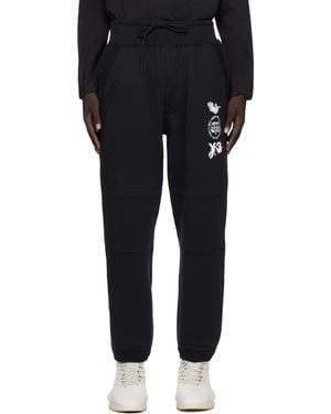 Y-3 Cuffed Track Trousers - Black