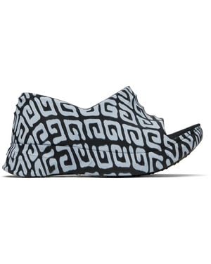 Givenchy Marshmallow Wedge Sandals - Black