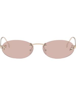 Fendi First' Crystal Sunglasses - Pink