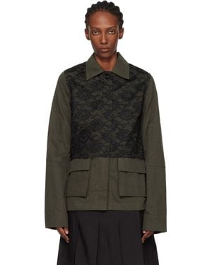 Our Legacy Khaki Split Jacket - Black