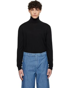 Valentino ブラック Vlogo Signature タートルネック