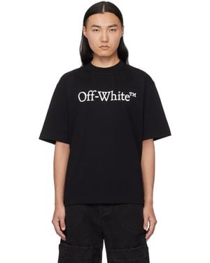 Off-White c/o Virgil Abloh ブラック Big Bookish Skate Tシャツ