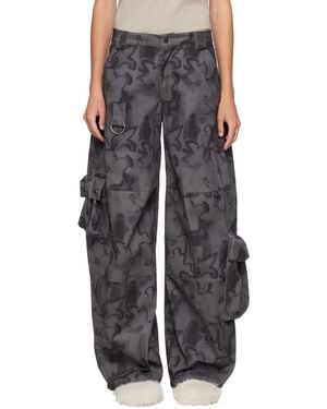 Collina Strada Lawn Cargo Trousers - Grey