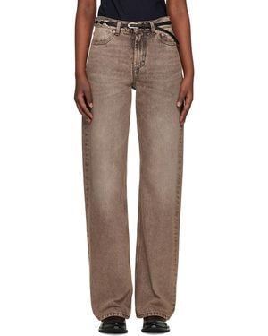 Our Legacy Tan Wata Cut Jeans - Multicolour