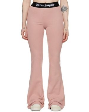 Palm Angels Pink Flared Lounge Pants