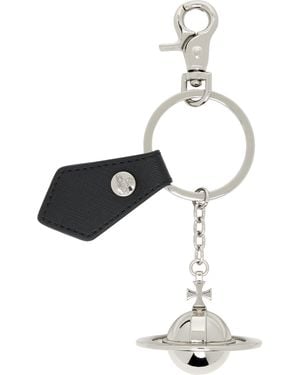 Vivienne Westwood 3D Orb Keychain - White