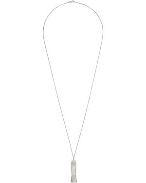 Rick Owens Sarcophagus Charm Necklace - Metallic