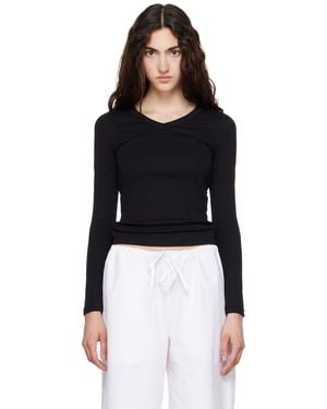 Flore Flore Jill Longsleeve T-Shirt - Black