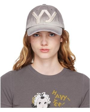 OPEN YY 'Yy' Gradient Ball Cap - Grey