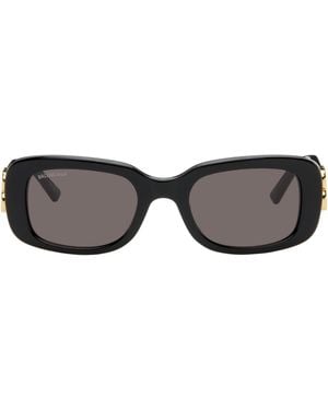 Balenciaga Rectangular Sunglasses - Black